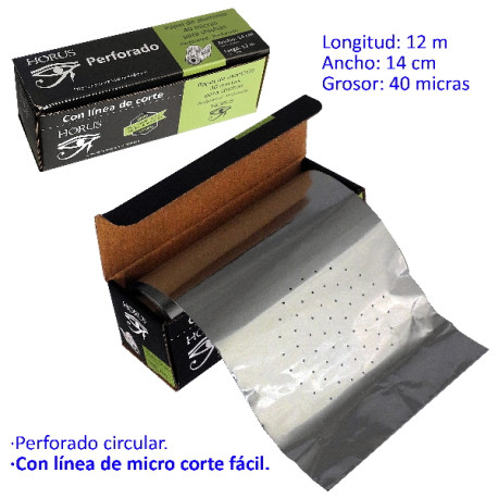 1T. Rollo con 12 m de papel de aluminio «HORUS» anchura especial