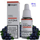 4T. e-liquid Blueberry 18 mg. «Hangsen Atom» envase con 10 ml.