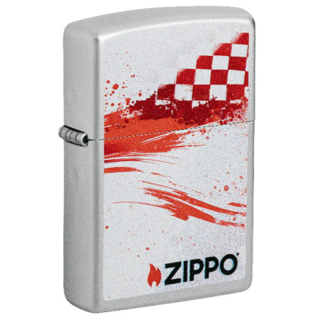 3T. Encendedor «Zippo» 205 Checkered Zippo Logo Design
