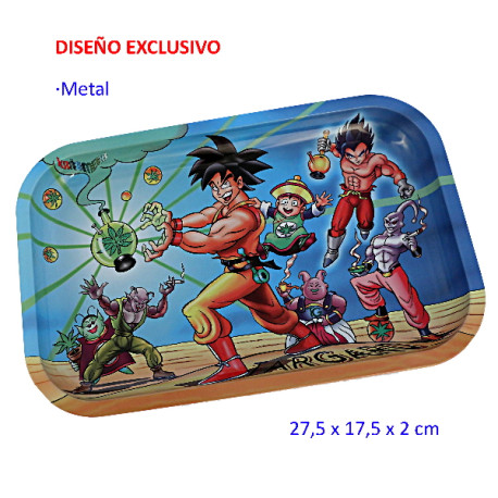 1T. Bandeja para liar diseño exclusivo «TG» 27,5 x 17,5 cm.