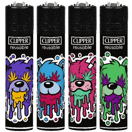 4T. Clipper «JUICY BEARS» Exp. 48 encendedores
