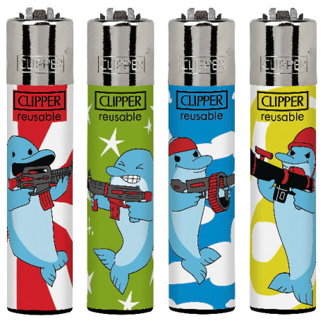 4T. Clipper «BAD ANIMALS 4» Exp. 48 encendedores
