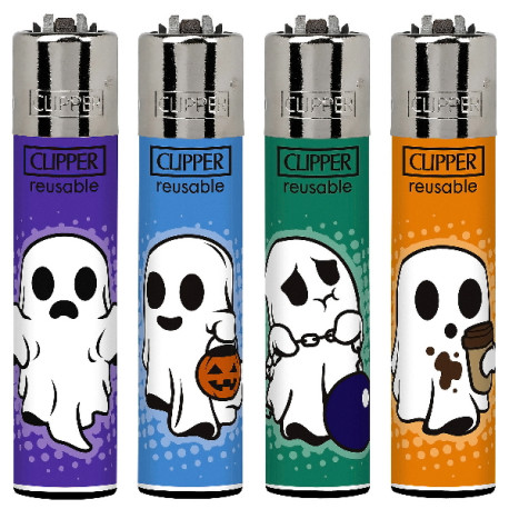 4T. Clipper «TRICK OR TREAT 3» Exp. 48 encendedores