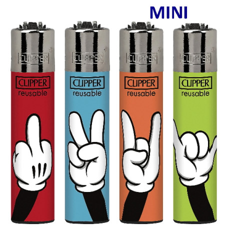 4T. Mini «Clipper» «HANDS ON» Exp. 48 encendedores