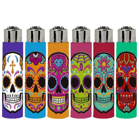 4T. Clipper «DIA DE MUERTOS» Exp. 30 encendedores con funda
