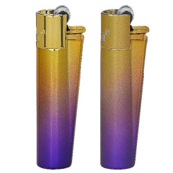 4T. Clipper «PANSY» Exp. 12 encendedores con estuche de metal
