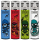 4T. Clipper «SHADOW CLAN» Jet flame Expositor con 48 encendedores