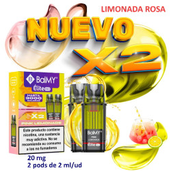 4T. Pink Lemonade 20 mg. «BALMY ÉLITE PRO» 2 Pod recarga