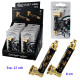 3T. Expositor con 12 pipas de metal «CHAMP HIGH» golden