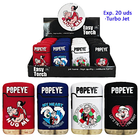 3T. Expositor 20 encend. turbo jet «Easy Torch» Popeye