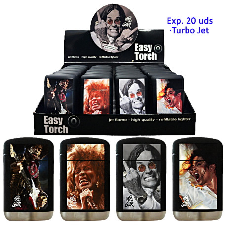 3T. Expositor 20 encend. turbo jet «Easy Torch» Serie 2 Music