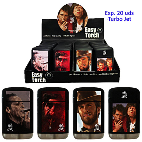 3T. Expositor 20 encend. turbo jet «Easy Torch» Serie 4 Smoky