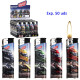 3T. Expositor con 50 encendedores piezo «Prof» Speed Racers