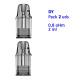 4T. Pod 0,8 ohm Vibe Se 2 Top Fill 2ml  (Pack 3)