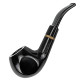 3T. Cachimba madera de brezo negra «JEAN CLAUDE»