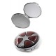 1T. Brown Oval Pocket Mirror Fc004G
