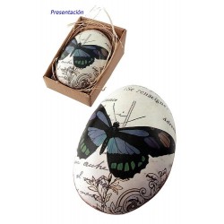 1T. Pisapapeles en caja diseño «Mariposa verde/gris»